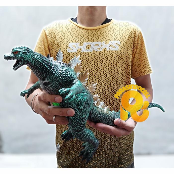 Mainan Dinosaurus karet Figure Gozilla / Tirex / Brontosaurus
