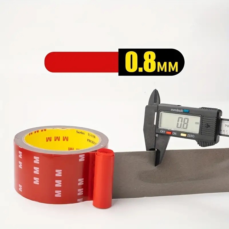 Super Strong Double-Sided Adhesive Tape - High Viscosity.High Temperature Resistant,Waterproof, tear