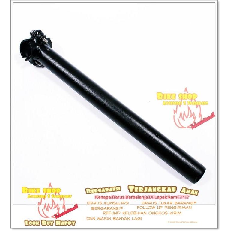 Tiang Stang Sepeda Lipat Handlepost Folding Hitam Stem Speda Minion Terbaru 