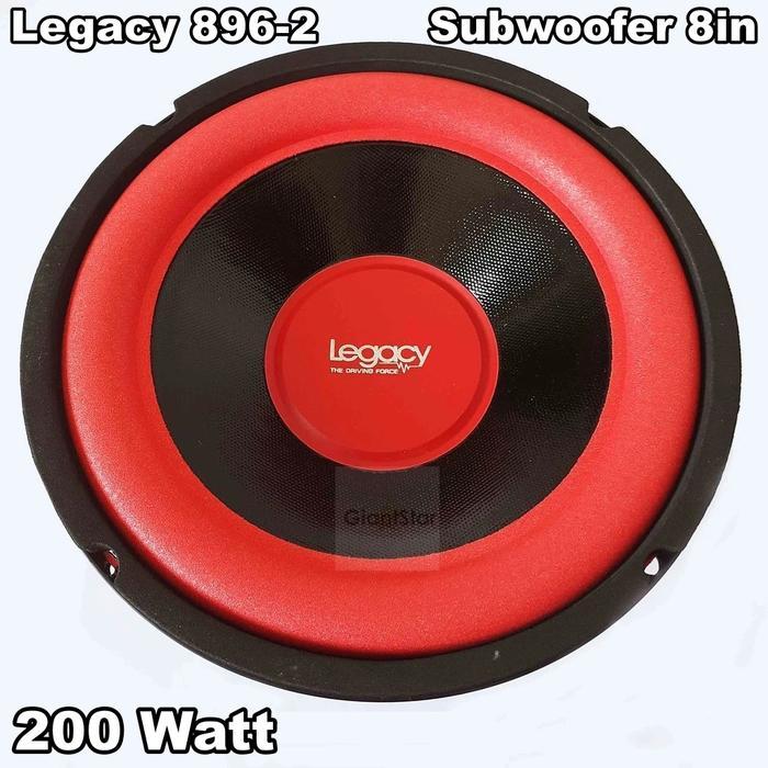 SPEAKER SUBWOOFER LEGACY 8inch 8in DOUBLE COIL LG 896-2 LG 896 2 SUBWOOFER 8 Inch