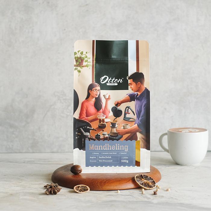 KOPI ARABICA MANDHELING 500G - BIJI BUBUK KOPI OTTEN COFFEE