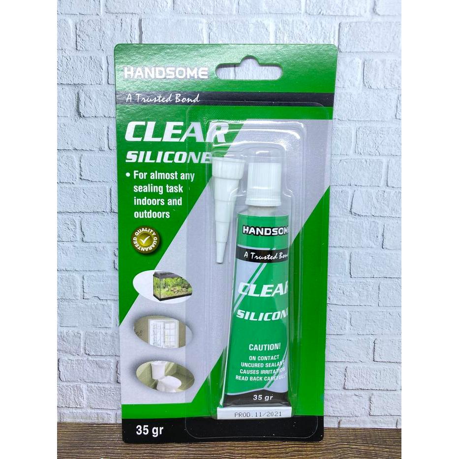 "New" Lem Kaca Silicon Sealant Tube KECIL / Lem Aquarium KECIL 35gram
