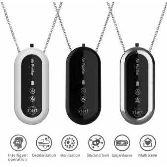 NEW Kalung Air Purifier Air Filter Ion Negatif Anti Virus Asap Rokok Vape