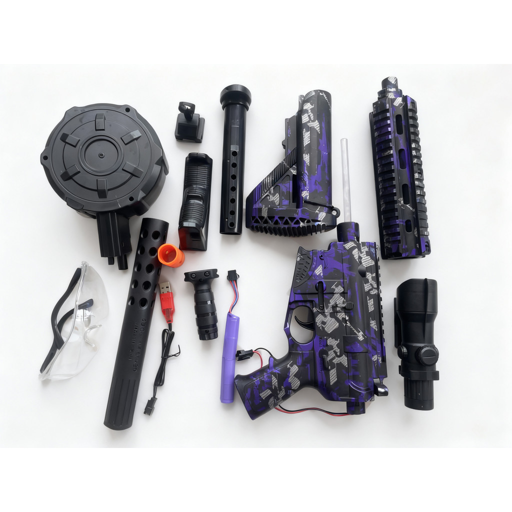 Perfect Gift for Men & Teens: M416 Full Auto Gel Blaster Gun - Dominate with 16m Straight Shooting,