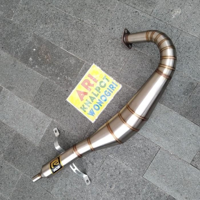 Knalpot Rcb Rx King Kolong Telo Stenlis Knalpot Racing Rx King