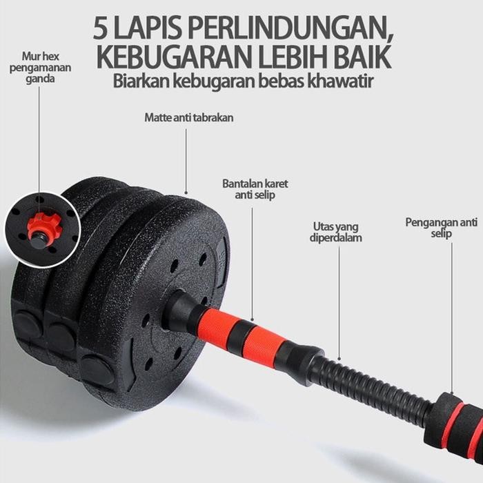 

Promo Ebuy Dumbell Set 20Kg Barbel Set Dumbel Dumbell Alat Olahraga Rumahan Sale