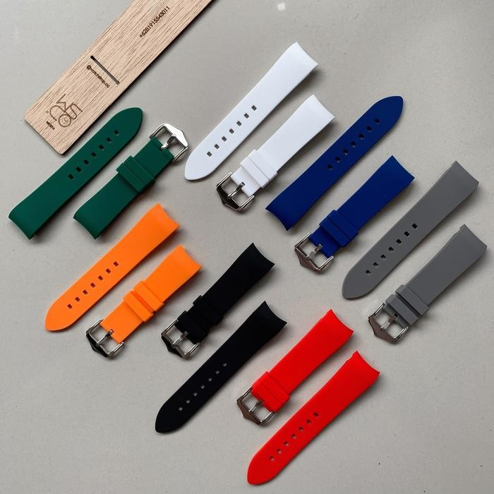 RUBBER CURVED STRAP TALI JAM KARET CURVED END