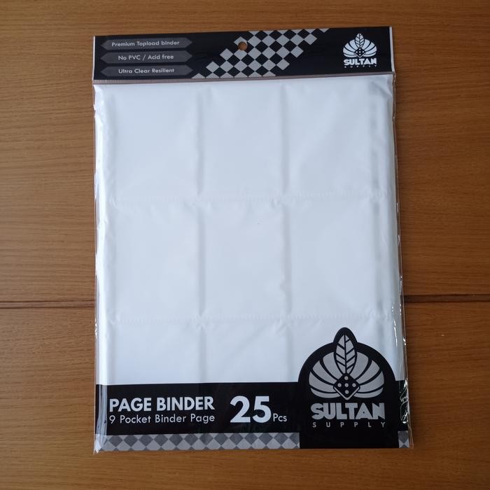 

9 Pocket Page Binder Clear Sultan