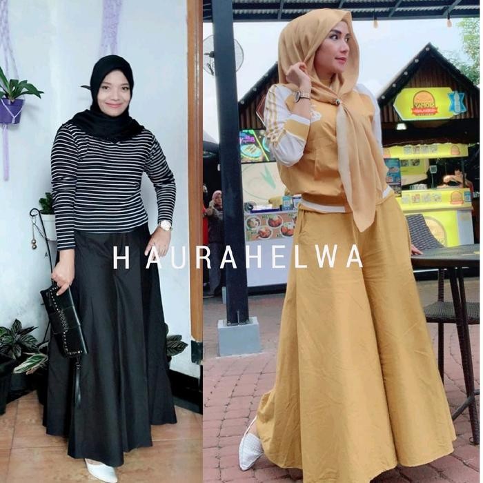 Kulot Lebar Payung Kulot Pallazo Haurahelwa