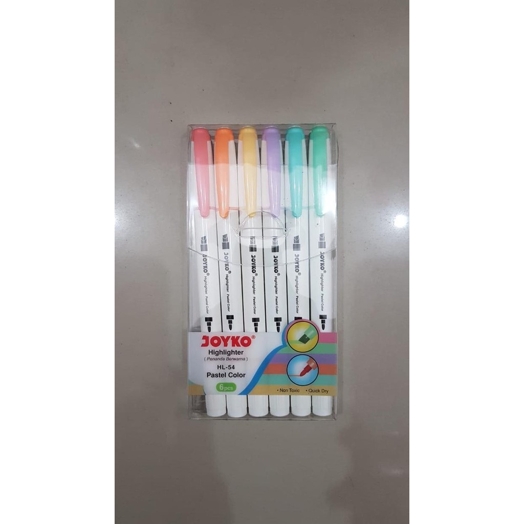 

NEW PRODUK JOYKO HL-34 PASTEL COLORS HIGHLIGHTER WARUNG ARA67