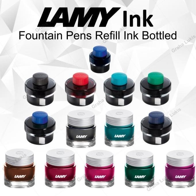 

Lamy Ink / Refill Tinta Fountain Pen 30Ml / 50Ml / Crystal Ink