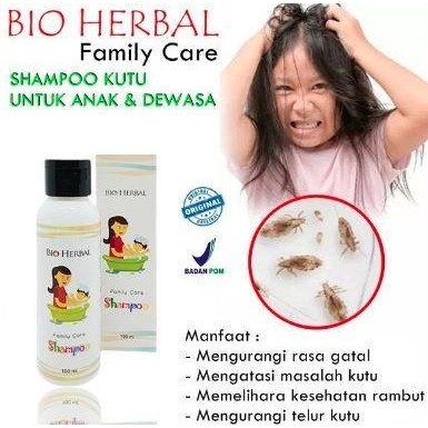 BIO HERBAL FAMILY CARE SHAMPO0 - BIO HERBAL SHAMPO KUTU 100ML