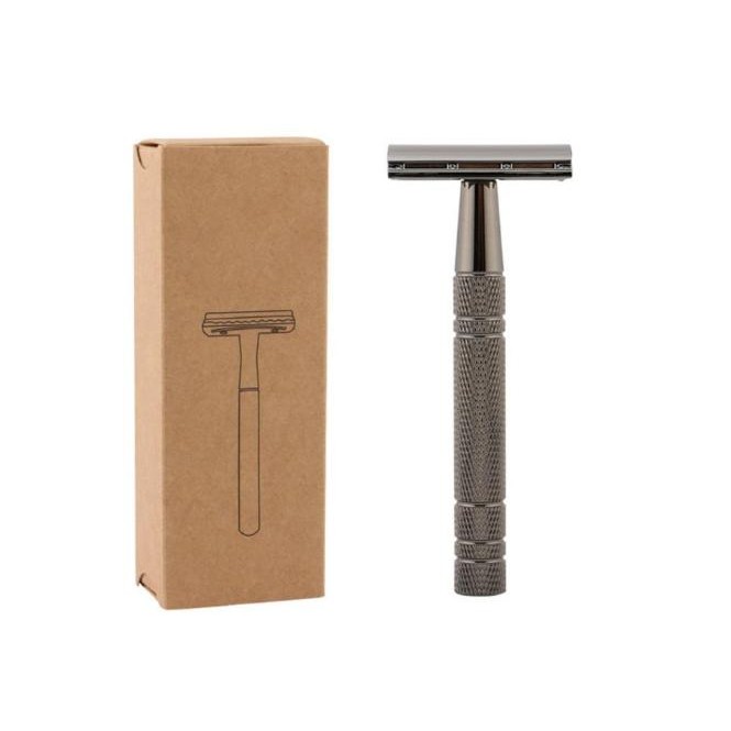 Best Seller Double Edge Safety Razor Vintage Metal Single Blade Razor Alat Cukur