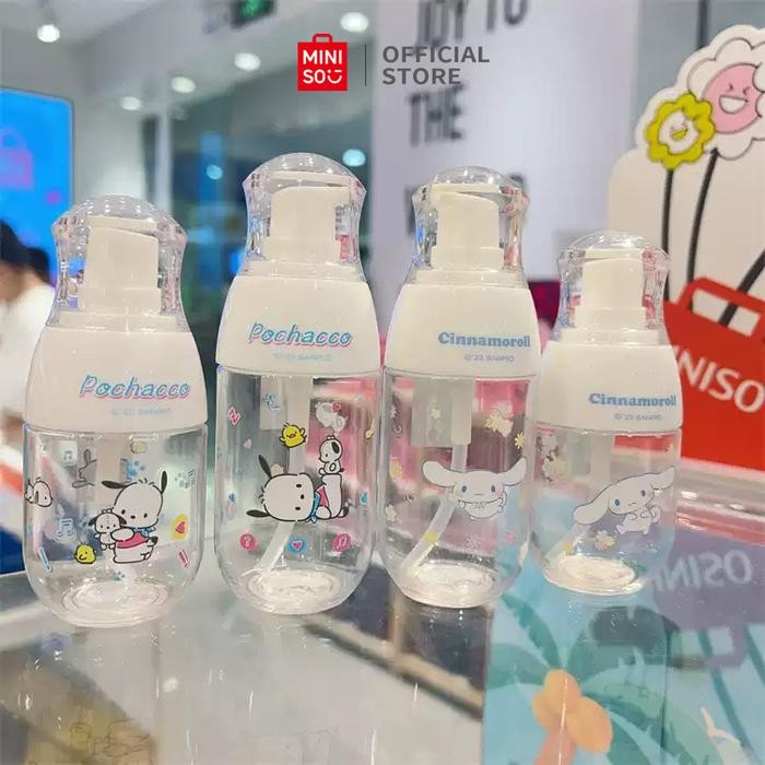 Pilihan- Miniso Cinnamoroll Spray Bottle Travel Bottle Botol Kemasan Perawatan Kulit 60Ml