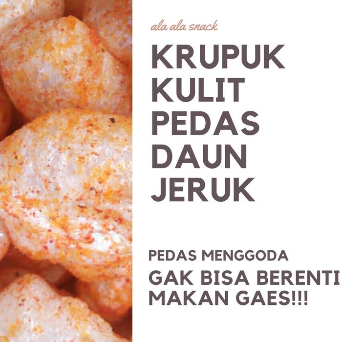 

Pilihan- Krupuk Kulit Pedas Daun Jeruk