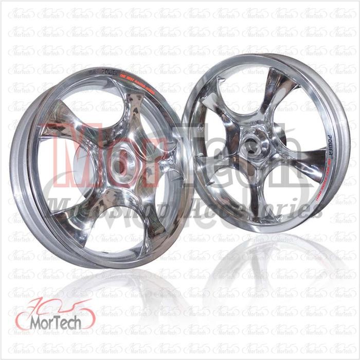 Velg Pelek Racing Lebar Power Rose Mio Soul Gt 125 Palang 5 Chrome