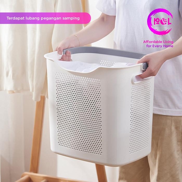 [POL] COD Keranjang Laundry Baju Kotor Plastik Laundry Bag Keranjang Serbaguna Keranjang IKEA