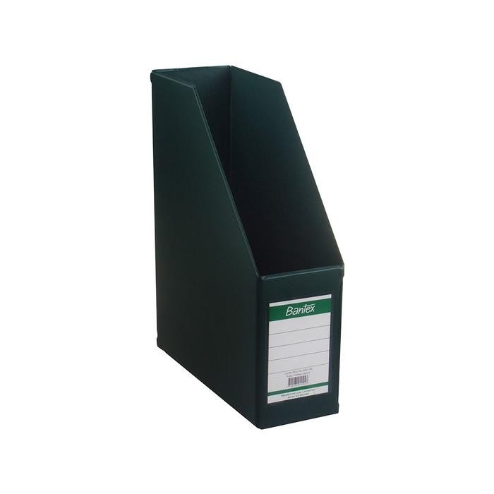

Bantex Magazine File (Box File) 10cm Folio Green #4011 04