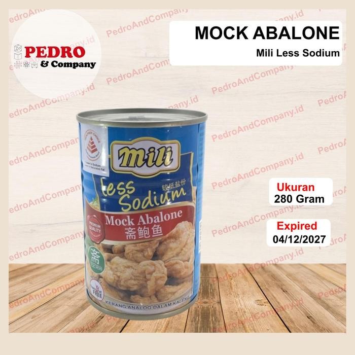 

Pilihan- Mili Mock Abalone 280 Gram - Imitasi Abalon Seafood