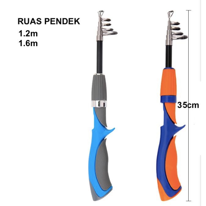 JORAN ANTENA BC RUAS PENDEK BAITCASTING TELESCOPIC TELESKOPIK 4KG