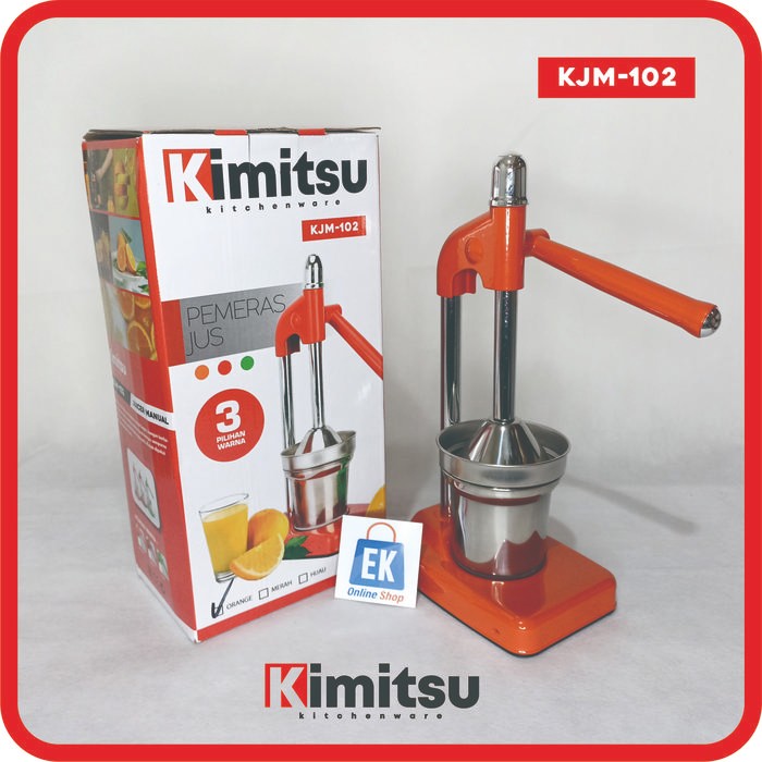 Alat Peras Jeruk Stainless Kimitsu Kjm-102 Alat Peras Jeruk Manual Alat Peras Jeruk Besar Alat Peras