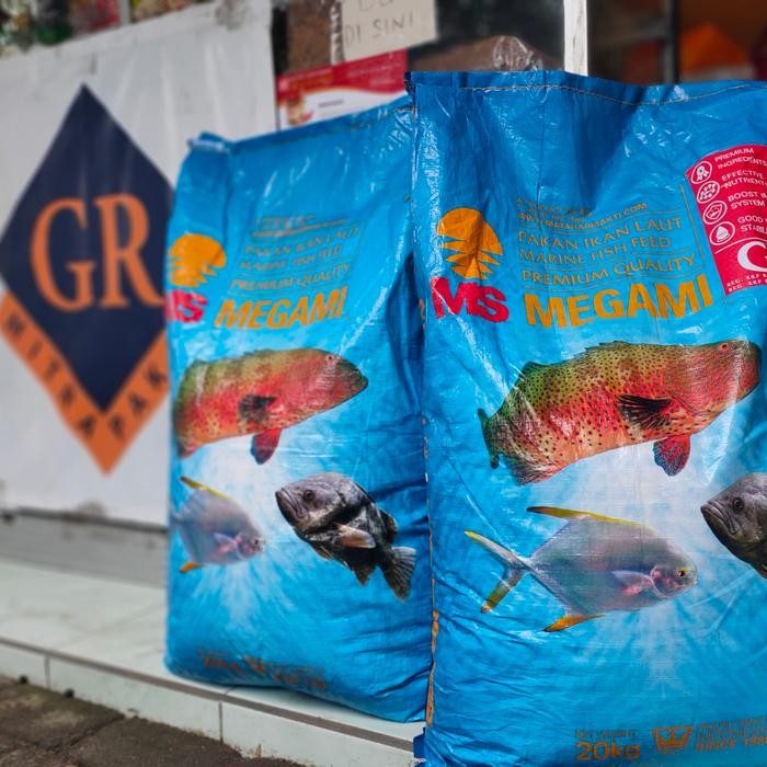 Megami GR Prot48% fat10% Pakan Pelet Ikan Koi Koki Chana Siklit Megami