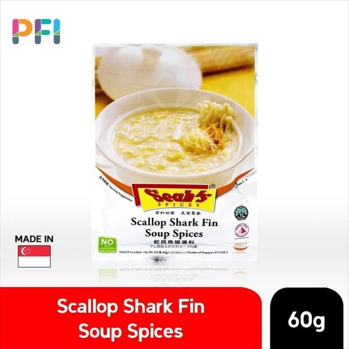 

Stok Baru Seah Scallop Shark Fin Soup spices ( Bumbu sup )