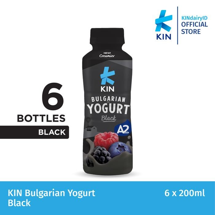Pilihan- Kin Bulgarian Yogurt Black (6X200 Ml)