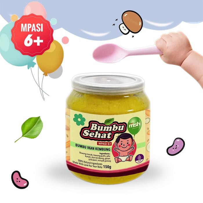 

Stok Baru MPASI 6+ Bumbu Ikan Kembung