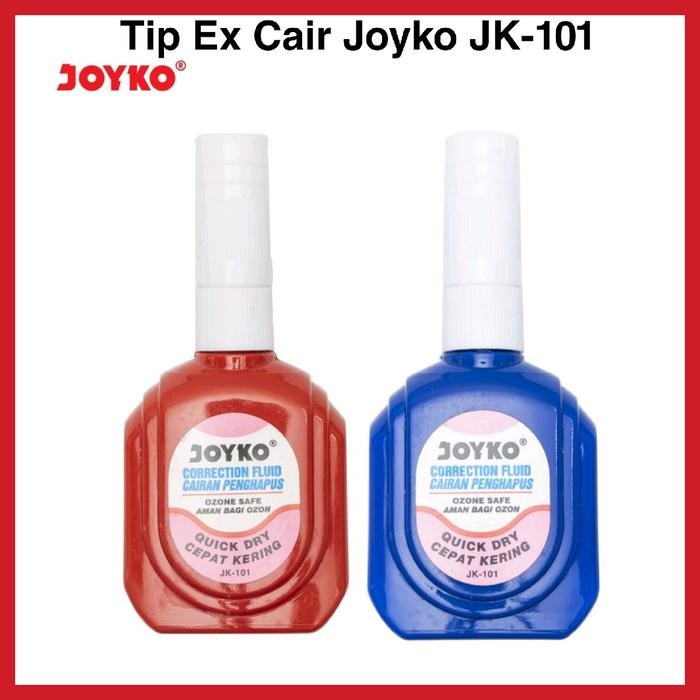 

New TIPEX TIP X CAIR JOYKO JK 101 / CAIRAN KOREKSI ECERAN ( 1 PCS )