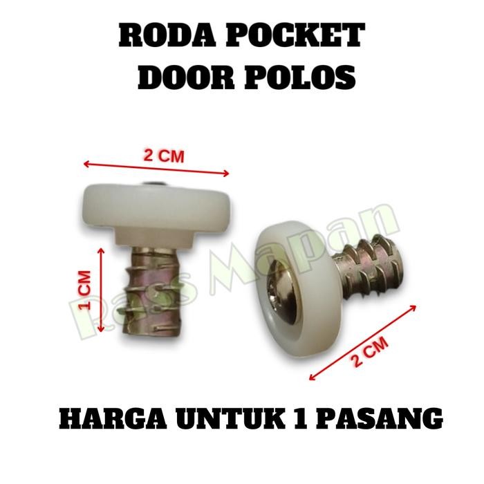 KDM- Rel Lemari TV Pocket Door Salib Huben BS 34