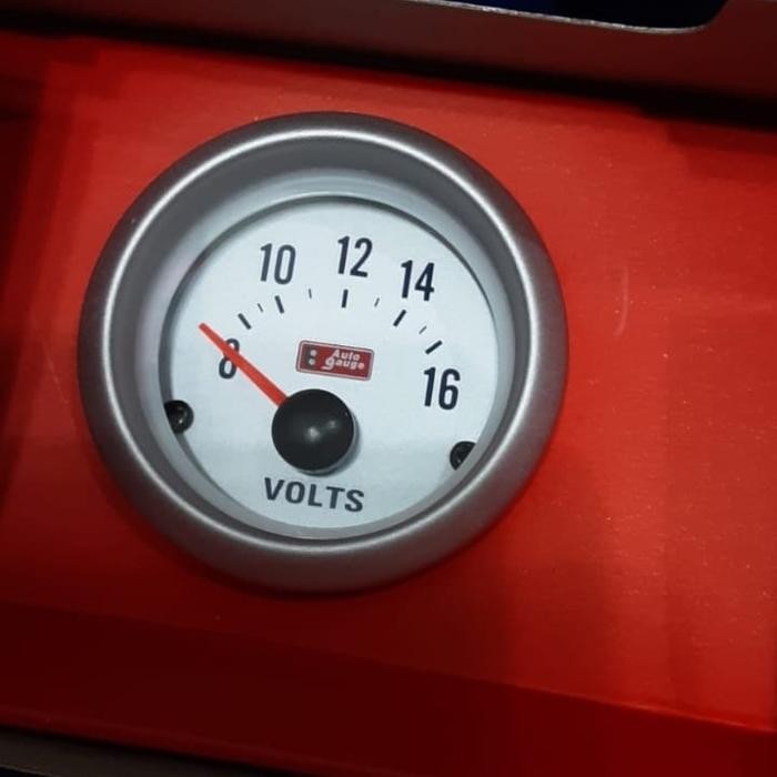 Ready Auto Gauge Mobil Volt Aki / Volt Accu Mobil Auto Gauge