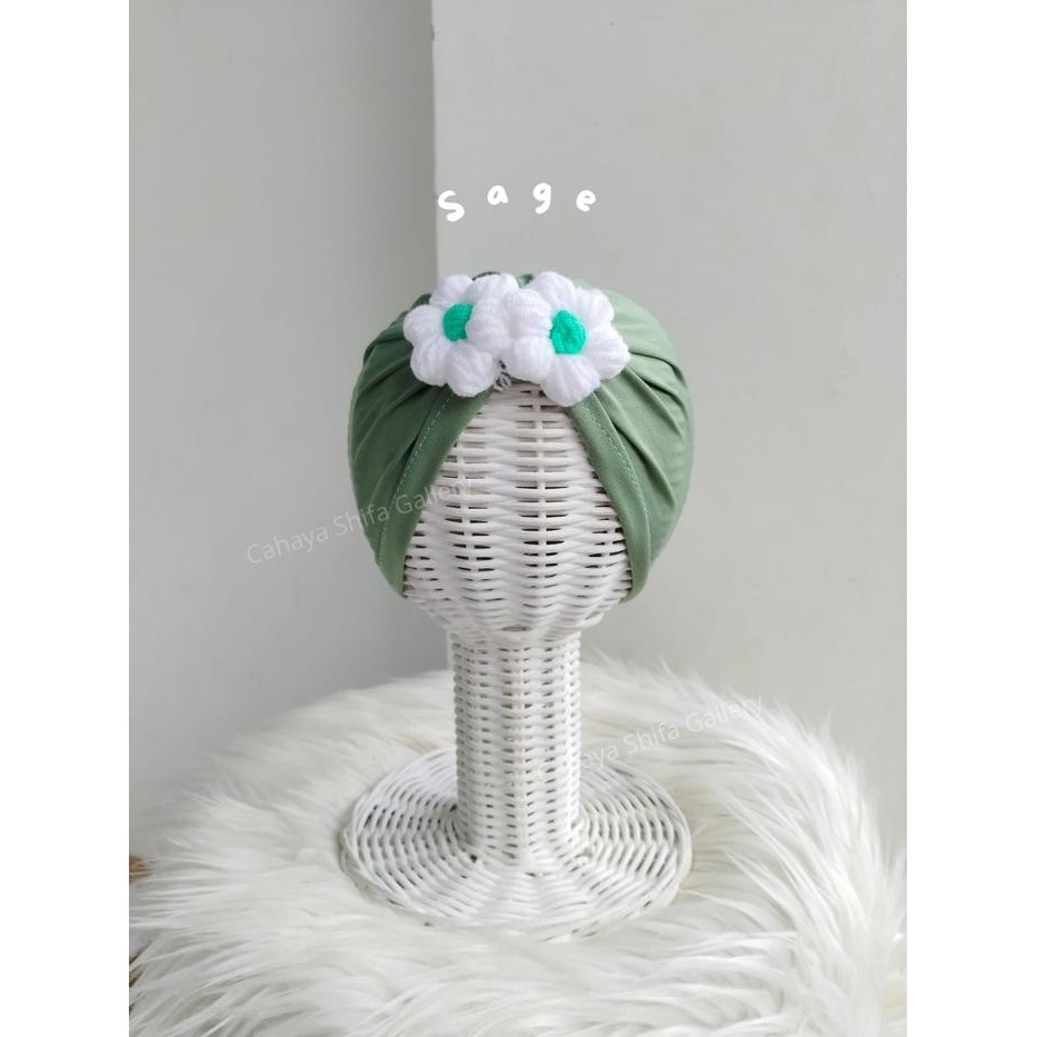 Pilihan- 1 Set 5 Pcs Turban Bayi Perempuan Anak Turban Bayi