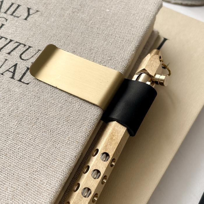 Pen Holder / Tempat Pulpen / Pen Sleeve / Pen Holder Organizer / Leather Pen Holder / Clip Pen