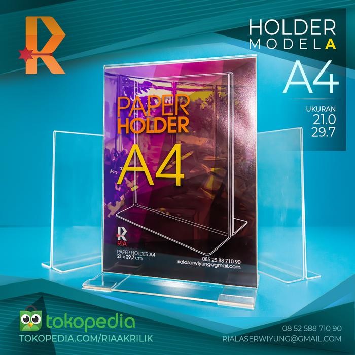 

OJ AKRILIK HOLDER A4