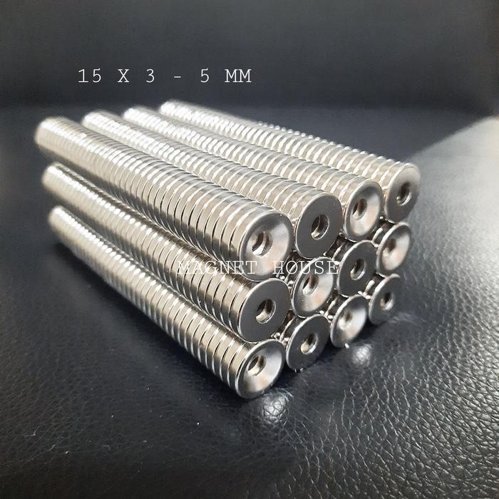 

New Magnet Neodymium Countersunk 15x3-5 mm 15x3-5mm 15x3x5 mm 15x3x5mm