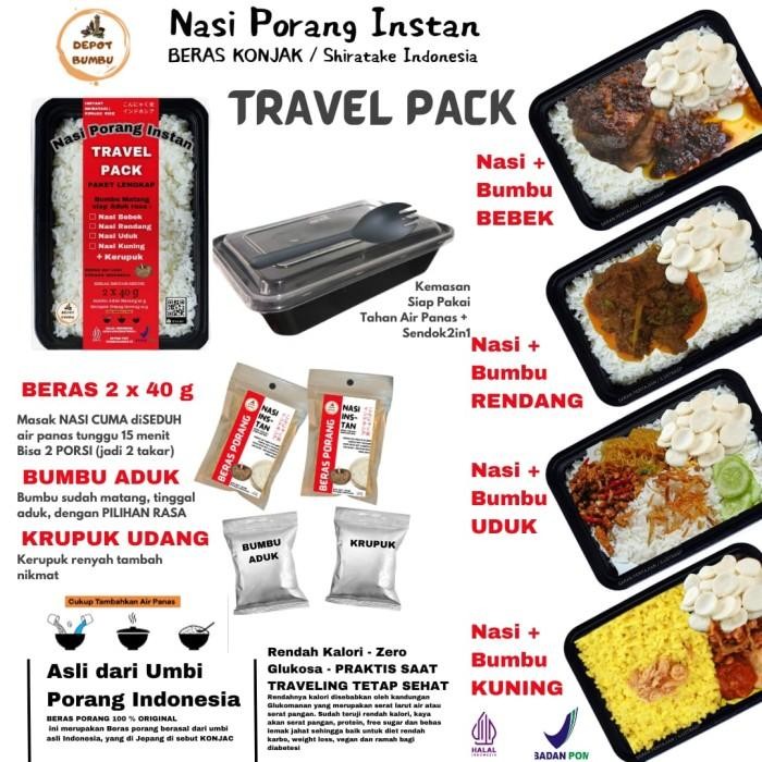 

Stok Baru NASIINSTANDEPOT BUMBU BerasPorang Instan/nasiransum Nasi GunungCamping nasi ransum Camping