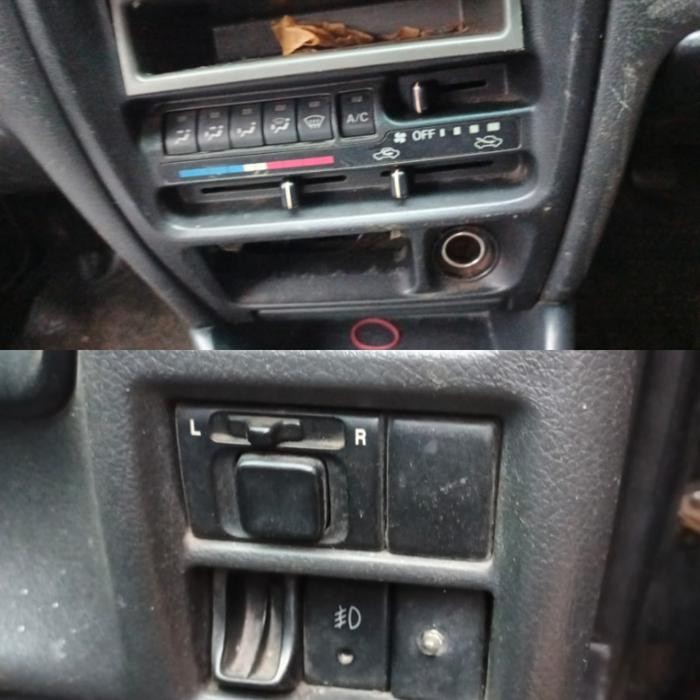 knop AC switch mirror Suzuki Baleno