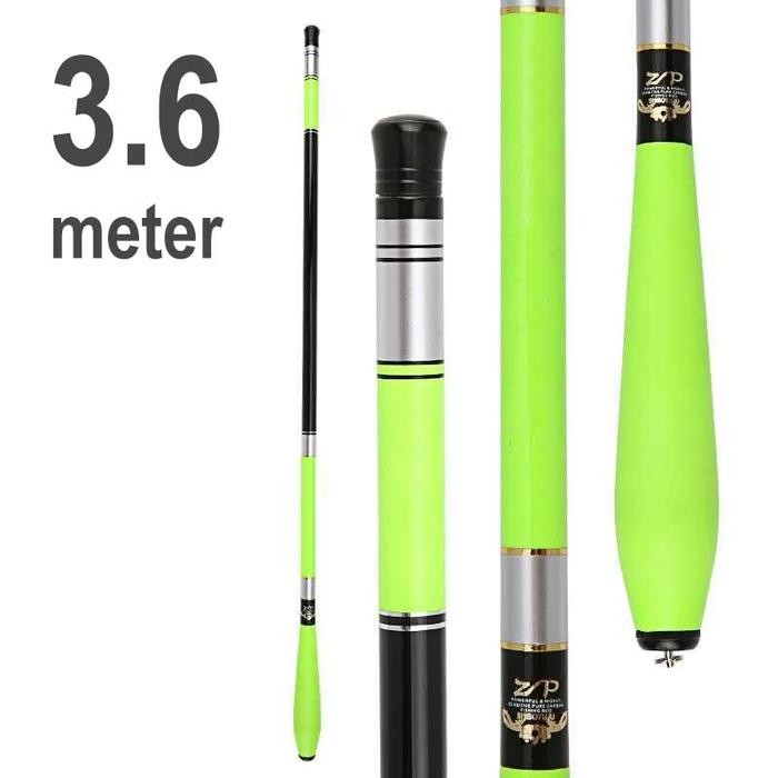 TERBARU Joran Tegek 3.6 Meter Pancing Rawa Telescopic Carbon Fiber