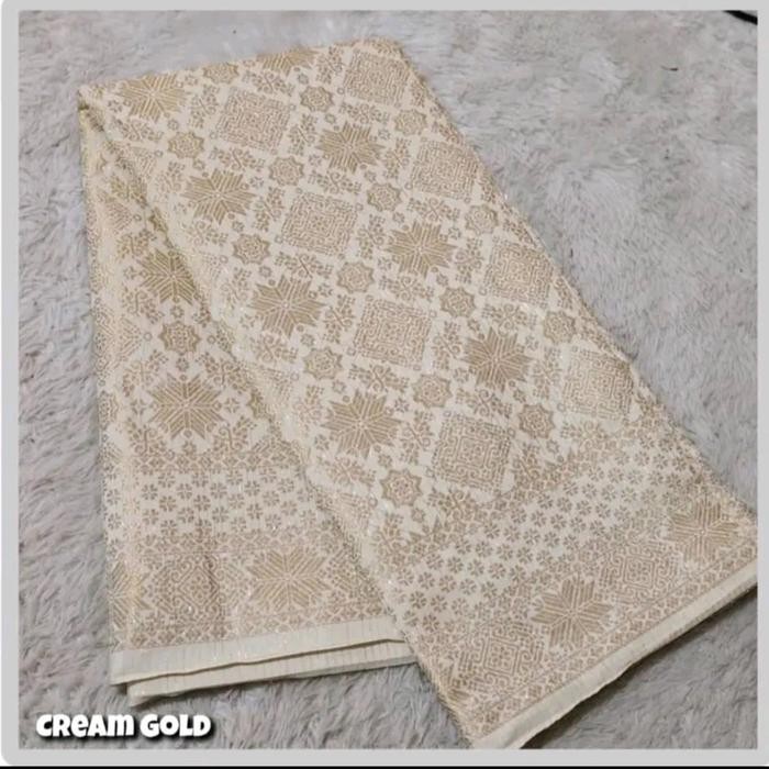 Pilihan- Kain Songket Palembang (Harga 1 Meter)/ Kain Songket Meteran/ Kain Songket Asli