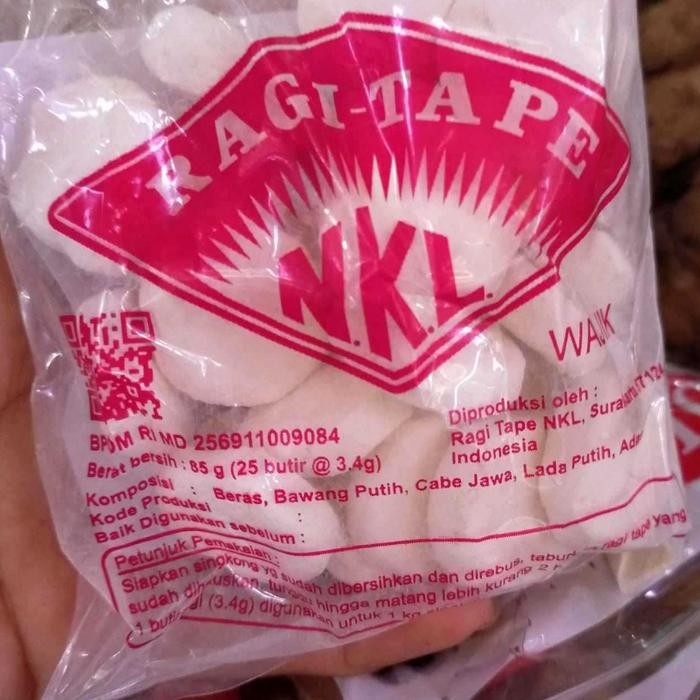 

Stok Baru Ragi Tape NKL 25 butir x 3,4 gram