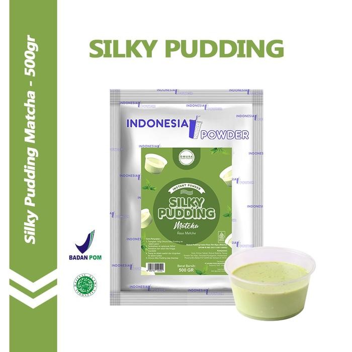 

Stok Baru [SILKY PUDDING] Bubuk Silky Pudding Rasa Matcha 500 Gr Mix Gula Puding Sutera Pudot