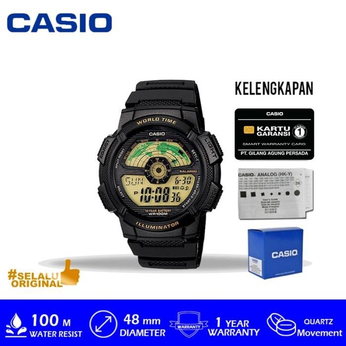 Casio General Ae-1100W-1Bvdf / Ae 1100W 1Bvdf / Ae1100W Original