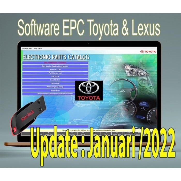 Software EPC Toyota 2022