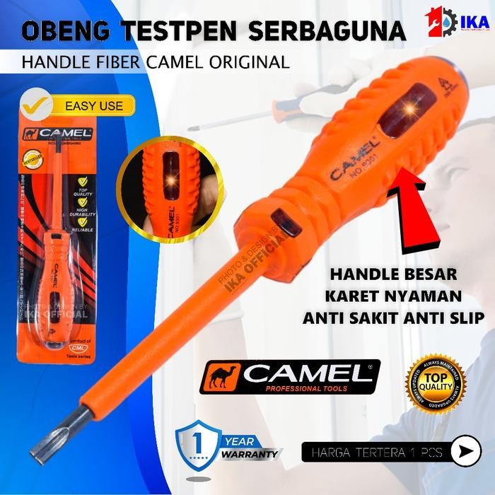 Tespen Listrik CAMEL / Obeng Tespen CAMEL Obeng Tespen listrik / tespen Camel Obeng Tespen listrik
