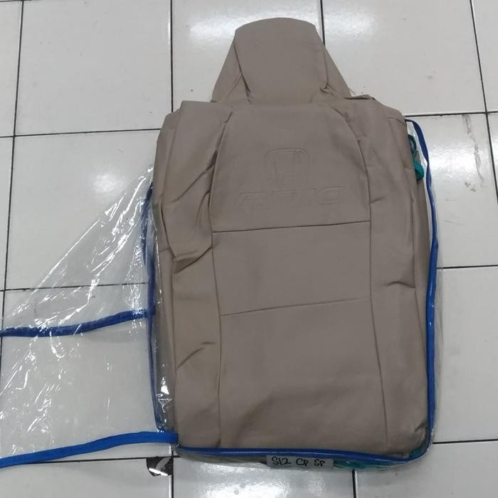 Cover Jok Brio Satya RS 2014-2017 Capucino Oscar Ready Stock