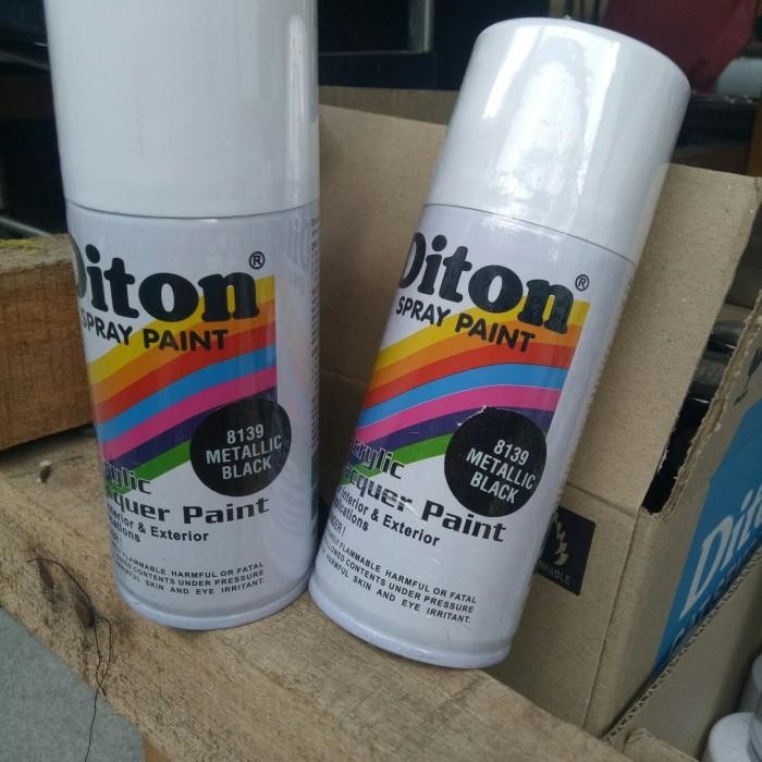 New Pilok Pilox Diton Metallic Black/ Hitam Mengkilap (8139) 150cc