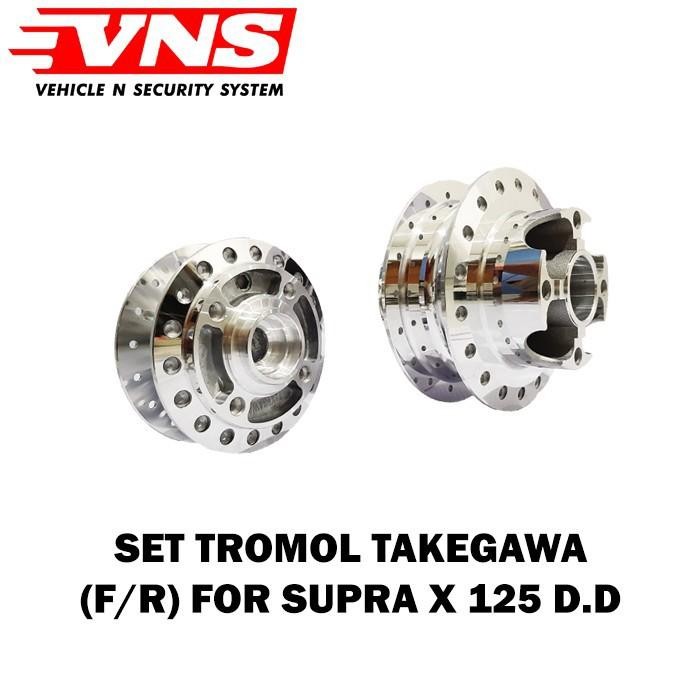 Tromol Set Supra X 125 Dd Depan Belakang Takegawa
