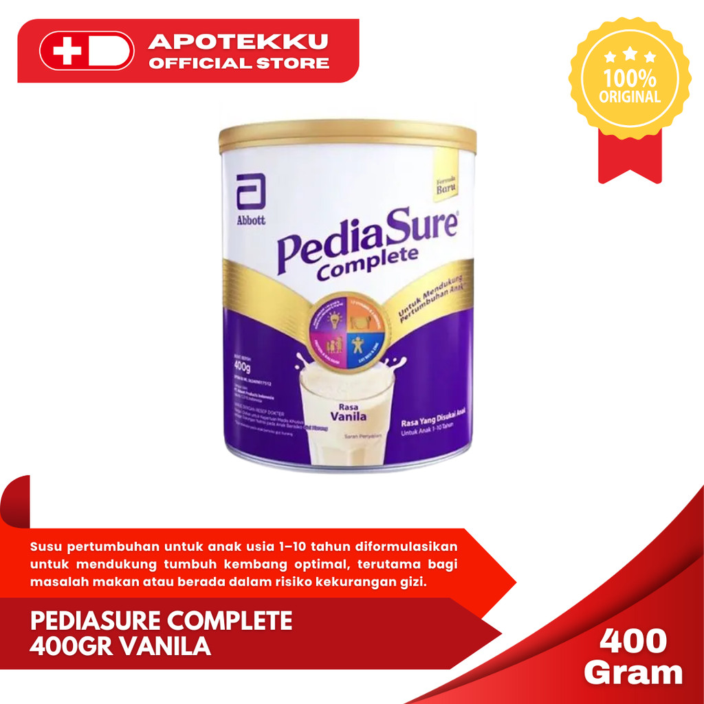 PEDIASURE COMPLETE 400GR VANIL