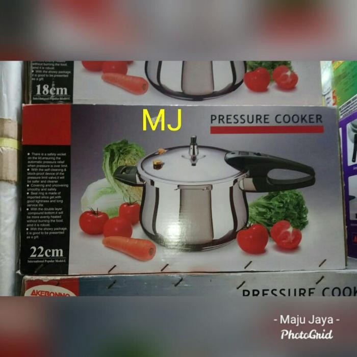 SP PANCI PRESTO AKEBONNO 22 CM 57 LITER STAINLESS STEEL MURAH